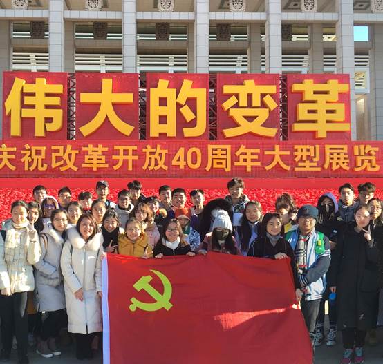 回望改革征途漫漫 不忘初心砥砺前行——太阳成组织2018级新生参观“庆祝改革开放40周年大型展览”