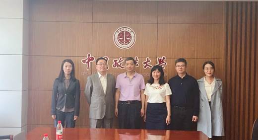 西南政法大学韩振国教授一行来访太阳成